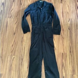 LACAUSA black utility jumpsuit